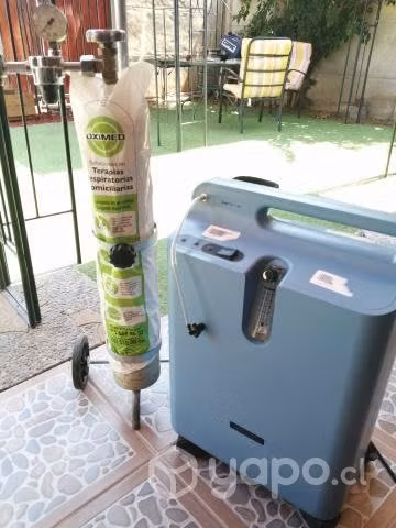 Concentrador de oxígeno Ever Flo + cilindro de oxi