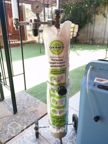 Concentrador de oxígeno Ever Flo + cilindro de oxi