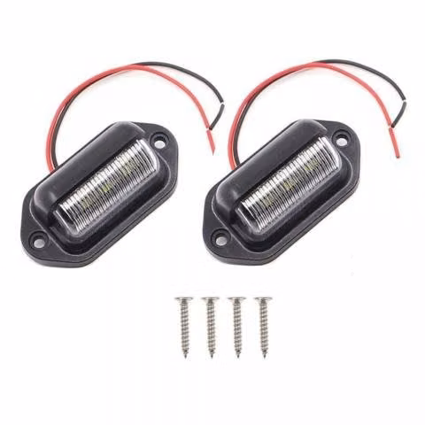 2 Foco Luz De Patente 3 Led Bi-volts Auto Camión