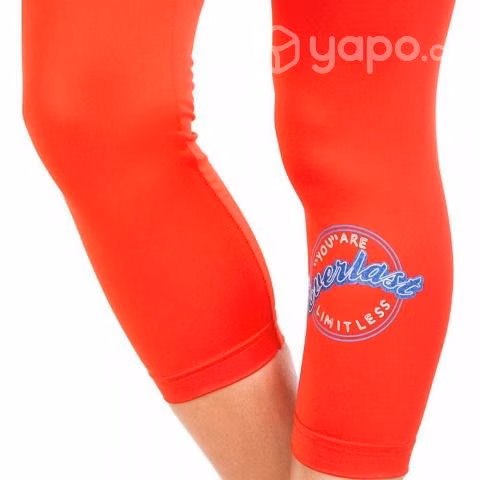 Calzas rojas gym talla s