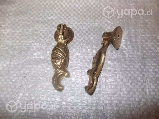 Juego De 6 Tiradores, Bronce Macizo - Imagen 2