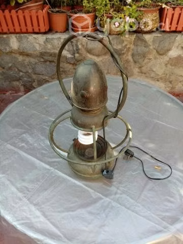 Farol de Barco en Cobre, Muy Antiguo