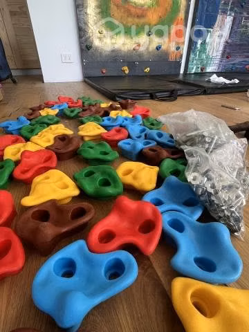 60 Agarres de Escalada para niños