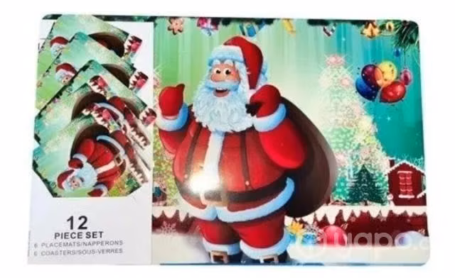 LINDOS INDIVIDUALES NAVIDEÑOS+PORTAñVASOS