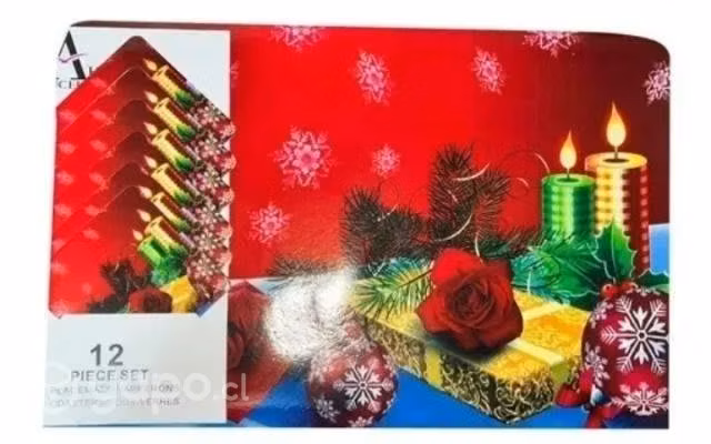 LINDOS INDIVIDUALES NAVIDEÑOS+PORTAñVASOS
