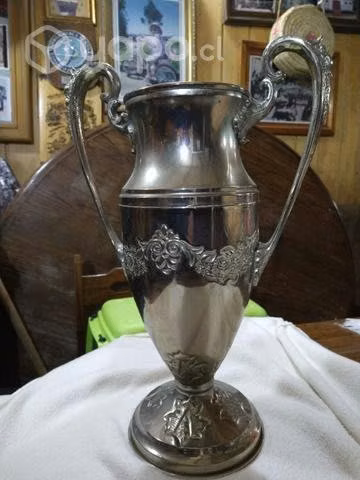 Antiguo y gran jarrón adornos decoracion vintage