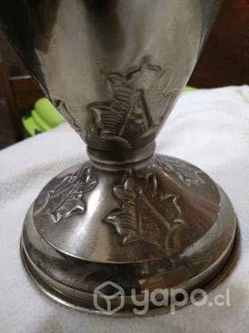 Antiguo y gran jarrón adornos decoracion vintage - Imagen 3