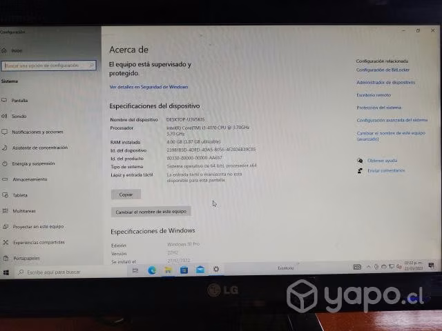 CPU Intel Core i3-4170, HDD 500 GB, RAM 4 GB - Imagen 5