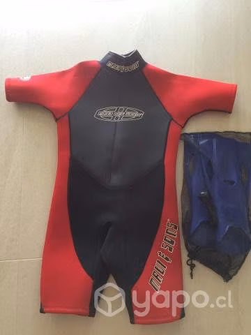 Traje surf corto maui talla 16
