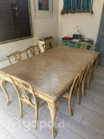 Antiguo comedor chippendale restaurado