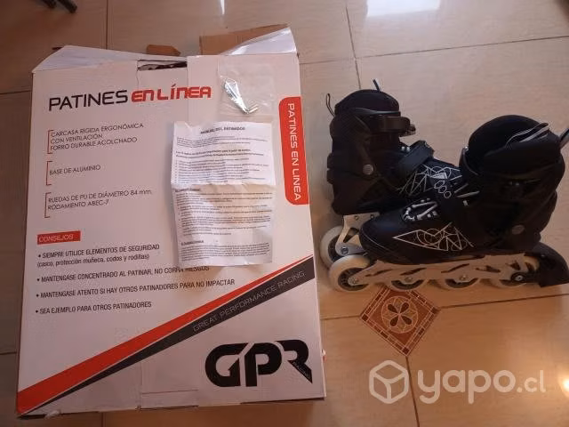 Patines en línea mujer n°37 nuevos sin uso