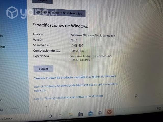 Notebook lenovo i3-5ta generación