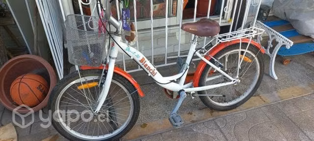 Bicicleta niña con Canastito, excelente estado