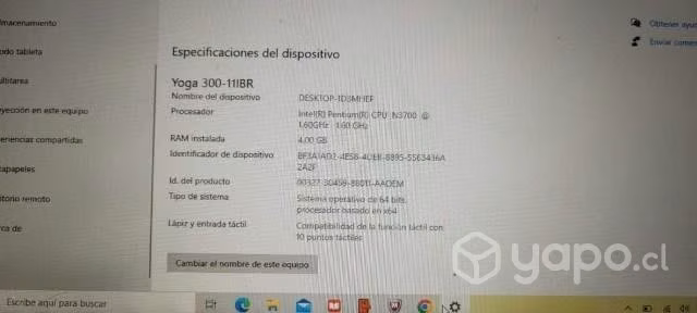 Notebook tactil lenovo - Imagen 2