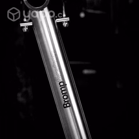 Brompton S2E Black Edition full accesorios titanio - Imagen 6