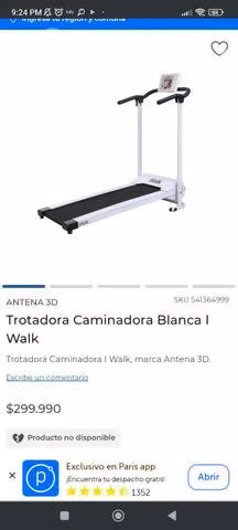 Caminadora trotadoea