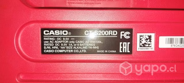 Teclado casio CTs200RD - Imagen 5