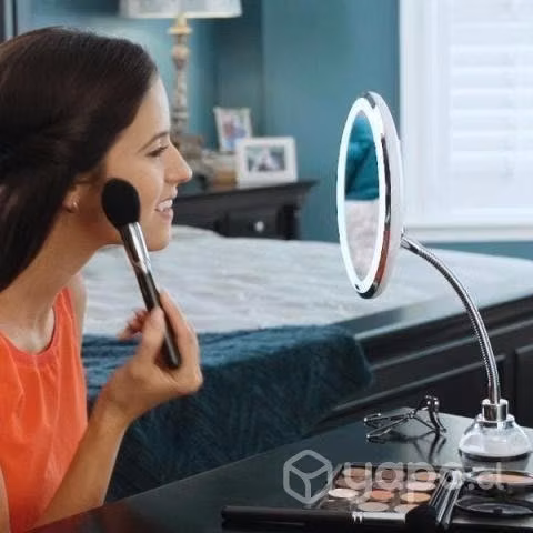 Espejo Led Flexible De Maquillaje Con Aumento 10x - Imagen 3