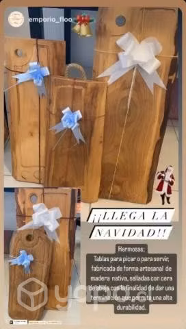 Tablas de madera nativa para picoteos - Imagen 4
