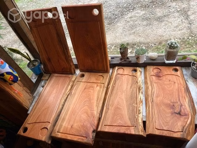 Tablas de madera nativa para picoteos - Imagen 5