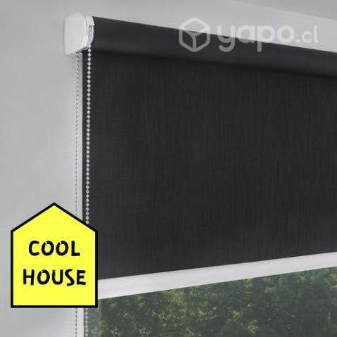 Cortinas Roller Lisa 60cm Negro - Imagen 2