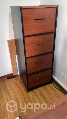 Mueble kardex con 4 cajones.