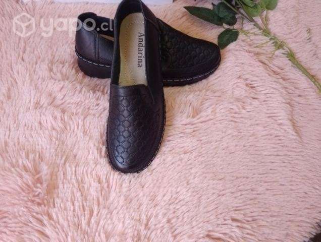 Mocasines de cuero dama - Imagen 3