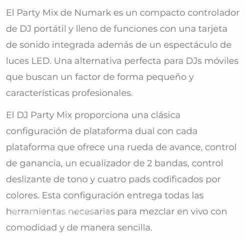 Dj numark party mix