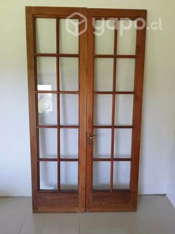 Tres Mamparas de Madera Nativa en Excelente Estado