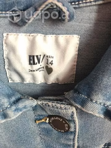 Chaqueta de Jeans talla 14 hermosa - Imagen 2