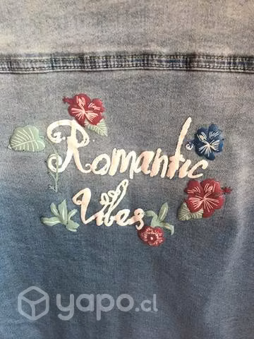 Chaqueta de Jeans talla 14 hermosa - Imagen 3