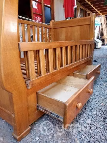 Cuna cuja madera de Lingue - Imagen 3