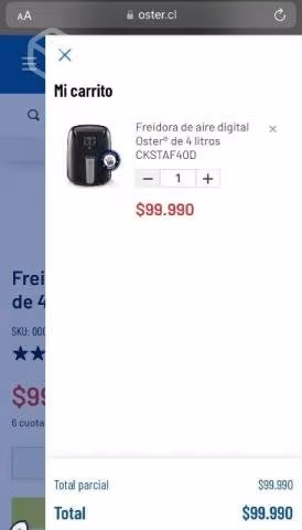 Freidora de aire Oster - Imagen 5