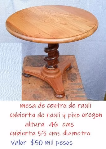 Espejo y mesas de centro