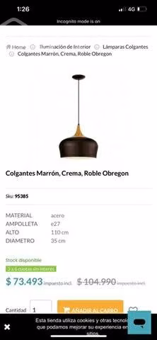 2 lamparas Colgantes