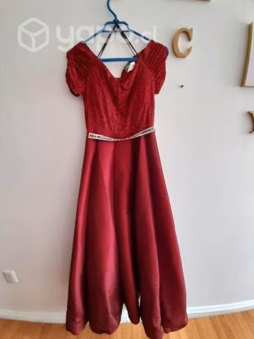 Vestido de gala rojo