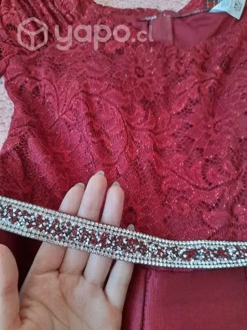 Vestido de gala rojo