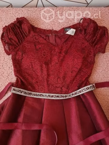 Vestido de gala rojo