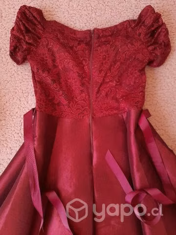Vestido de gala rojo