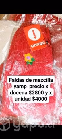 Faldas de mezclillas yampo Nuevas