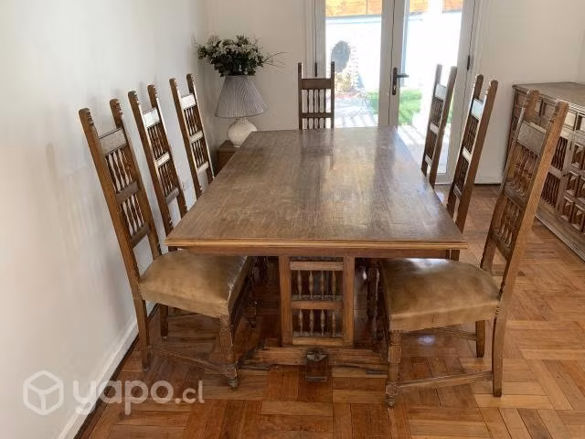 Comedor de madera 8 sillas