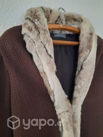 Chaleco Marca Choice NUEVO con piel. - Imagen 3