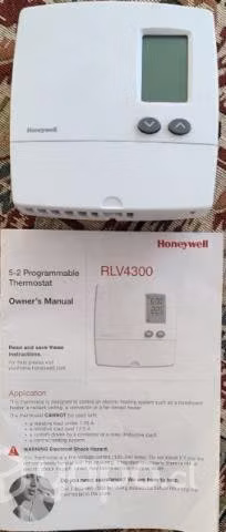 Termostato ambiental programable Honeywell RLV4300