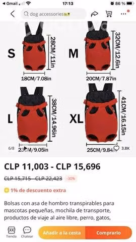 Mochila transportadora - Imagen 2