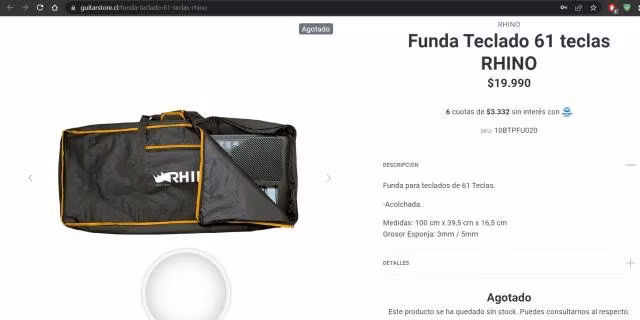 Funda Teclado 61 teclas - Imagen 2