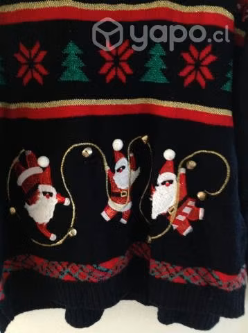 Sweater Navidad Mujer, con cascabeles Marca Celeb - Imagen 3