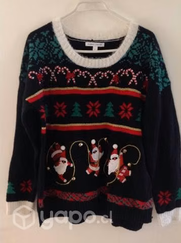 Sweater Navidad Mujer, con cascabeles Marca Celeb - Imagen 4