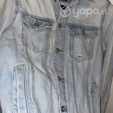 Chaqueta jeans Zara light wash M - Imagen 4