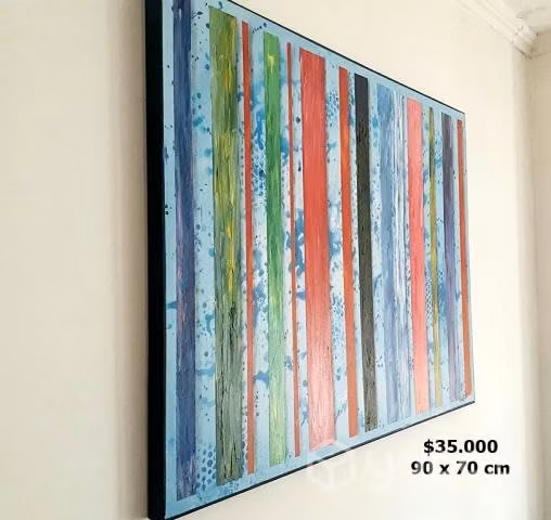 Cuadros y Pinturas Abstractas en Acrílico - Imagen 2