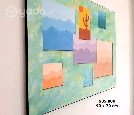 Cuadros y Pinturas Abstractas en Acrílico - Imagen 4